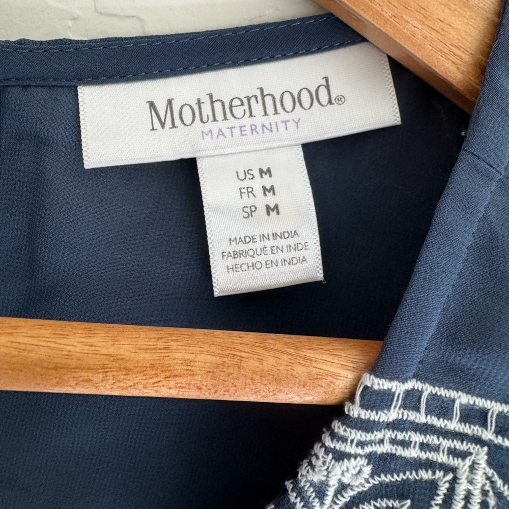 Maternity Bundle- Isabel Maternity Floral Midi Dress and Motherhood blue tunic M - Picture 10 of 13